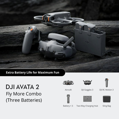 Win a  DJI Avata 2 Drone Fly More Combo - DJI Goggles 3