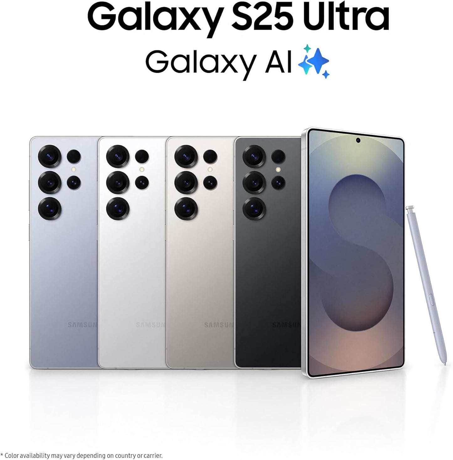Samsung Galaxy S25 AI Smartphone 12GB Memory - 512GB Storage + Galaxy Buds 3