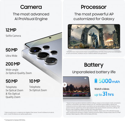 Samsung Galaxy S25 AI Smartphone 12GB Memory - 512GB Storage + Galaxy Buds 3